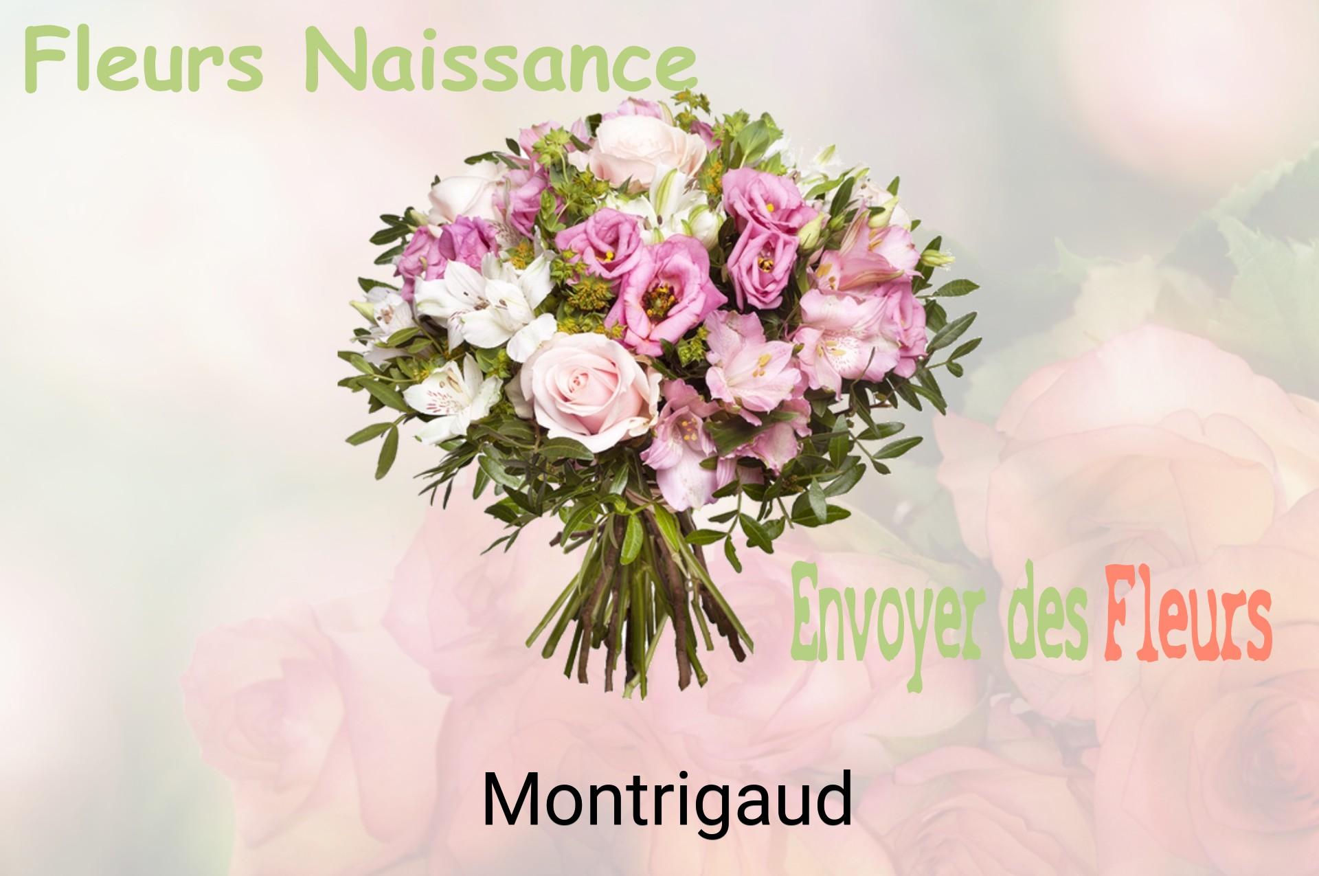 Bouquet de fleurs de naissance livré à Montrigaud
